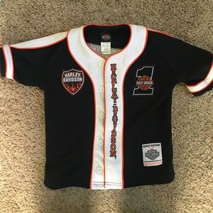 Harley Davidson Baseball Jersey 4T